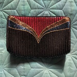Vintage Beaded Clutch